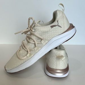 Puma Women’s Cream Athletic Shoe New